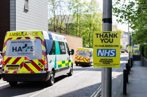 Ein Krankenwagen in London (Symbolfoto)