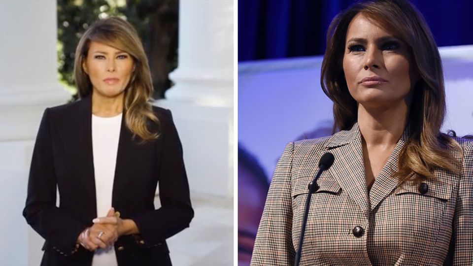 Melania Trump richtet sich per Videobotschaft an das Volk