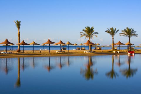 Am Strand von Hurghada