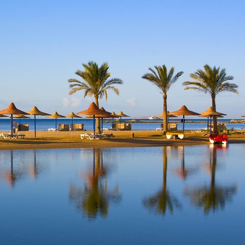 Am Strand von Hurghada