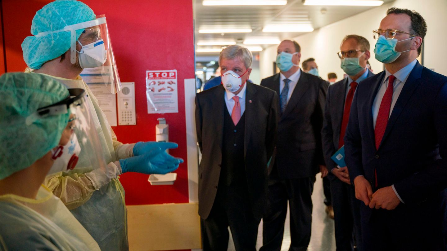 Helge Braun im Uniklinikum Gießen und Marburg