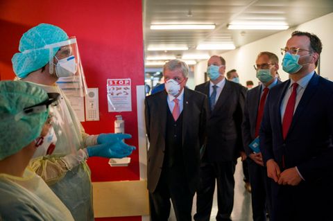 Helge Braun im Uniklinikum Gießen und Marburg