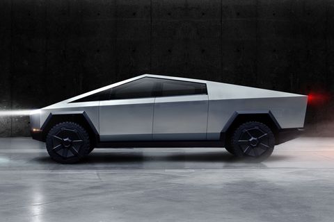 Der Look des Tesla Cybertruck ist einzigartig.