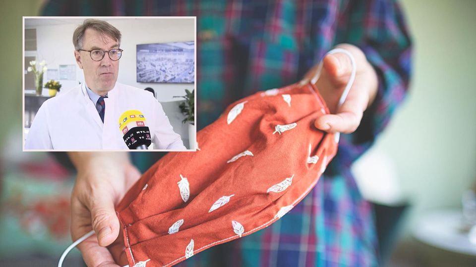 Dr. Zinn erklärt, wie man seine Schutzmaske richtig desinfiziert