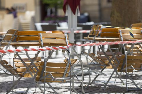 Restaurants, Cafés und Bars bleiben geschlossen. 