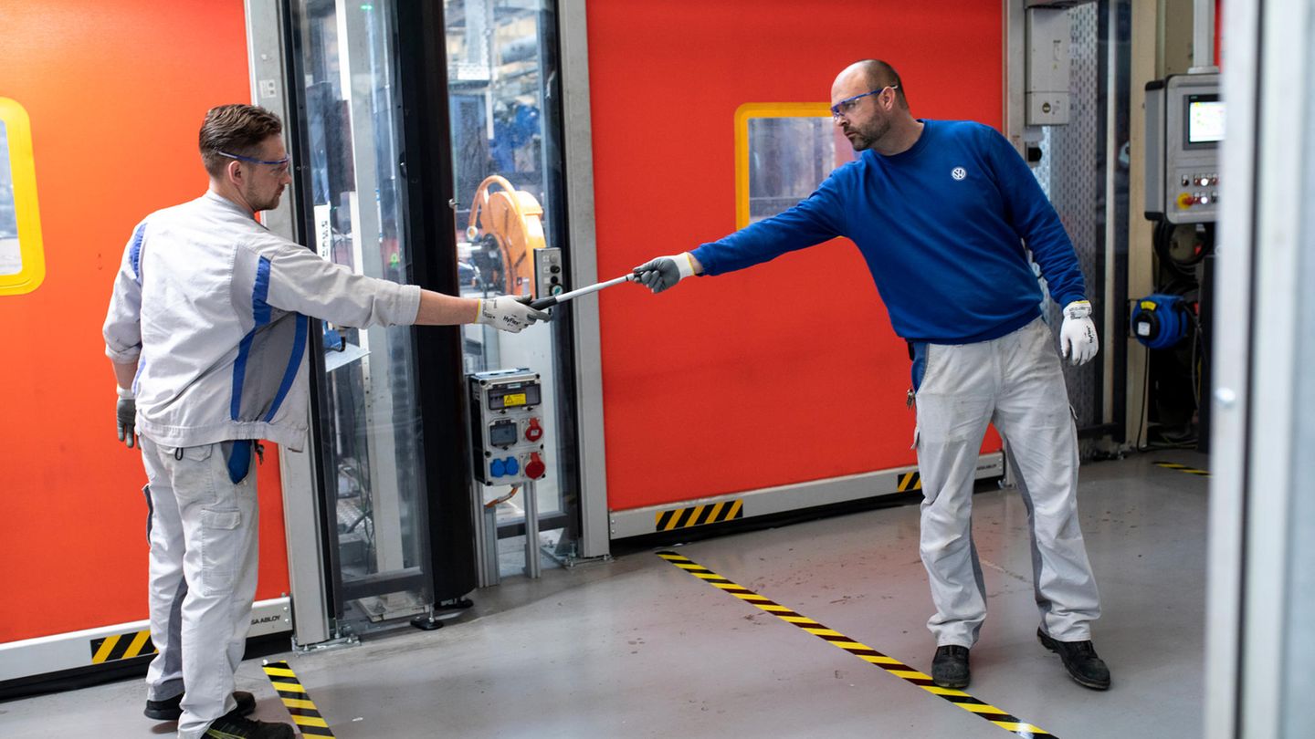 Produktion im VW-Werk Kassel