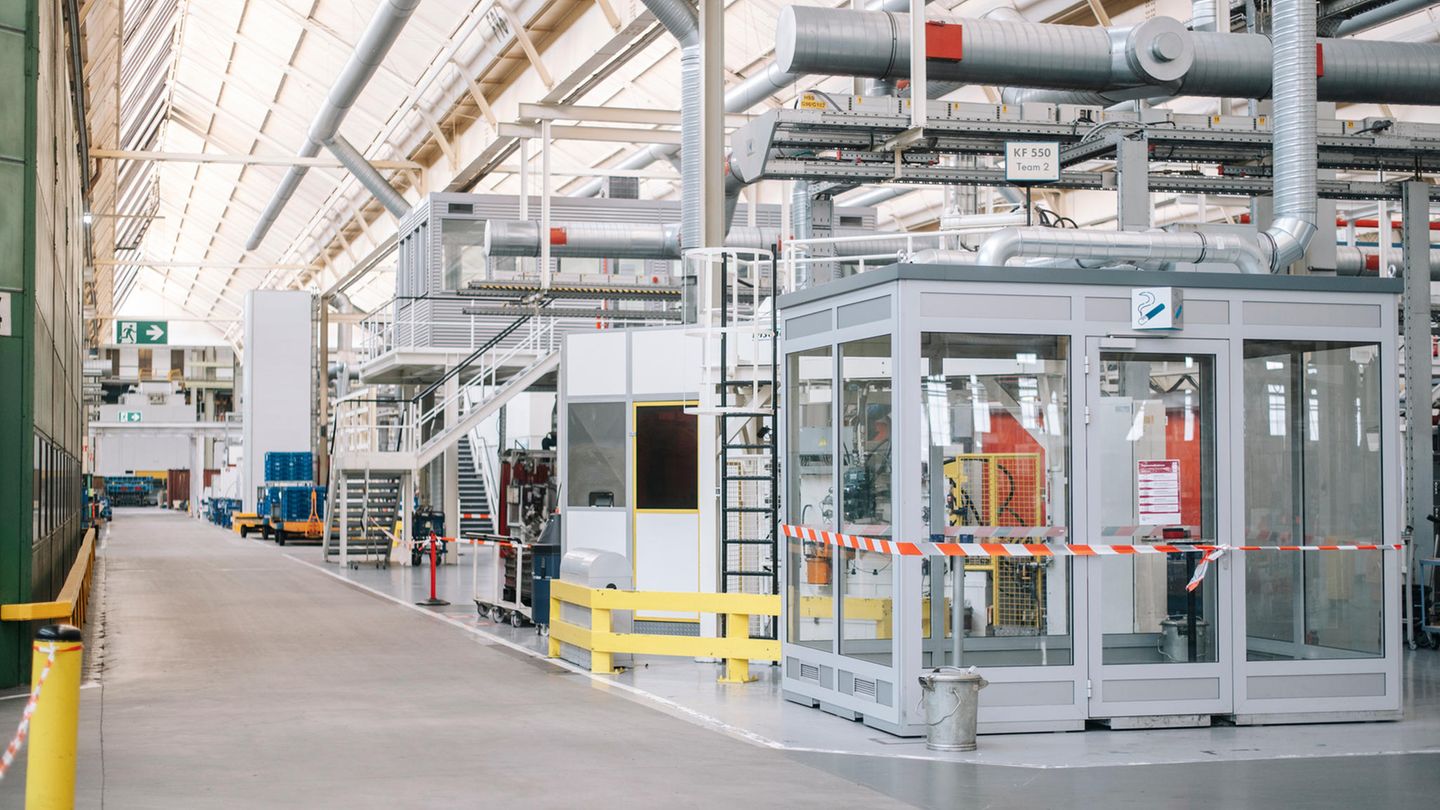 Anlagen im VW-Werk Kassel
