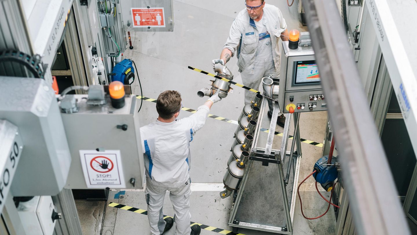 Produktion im VW-Werk Kassel