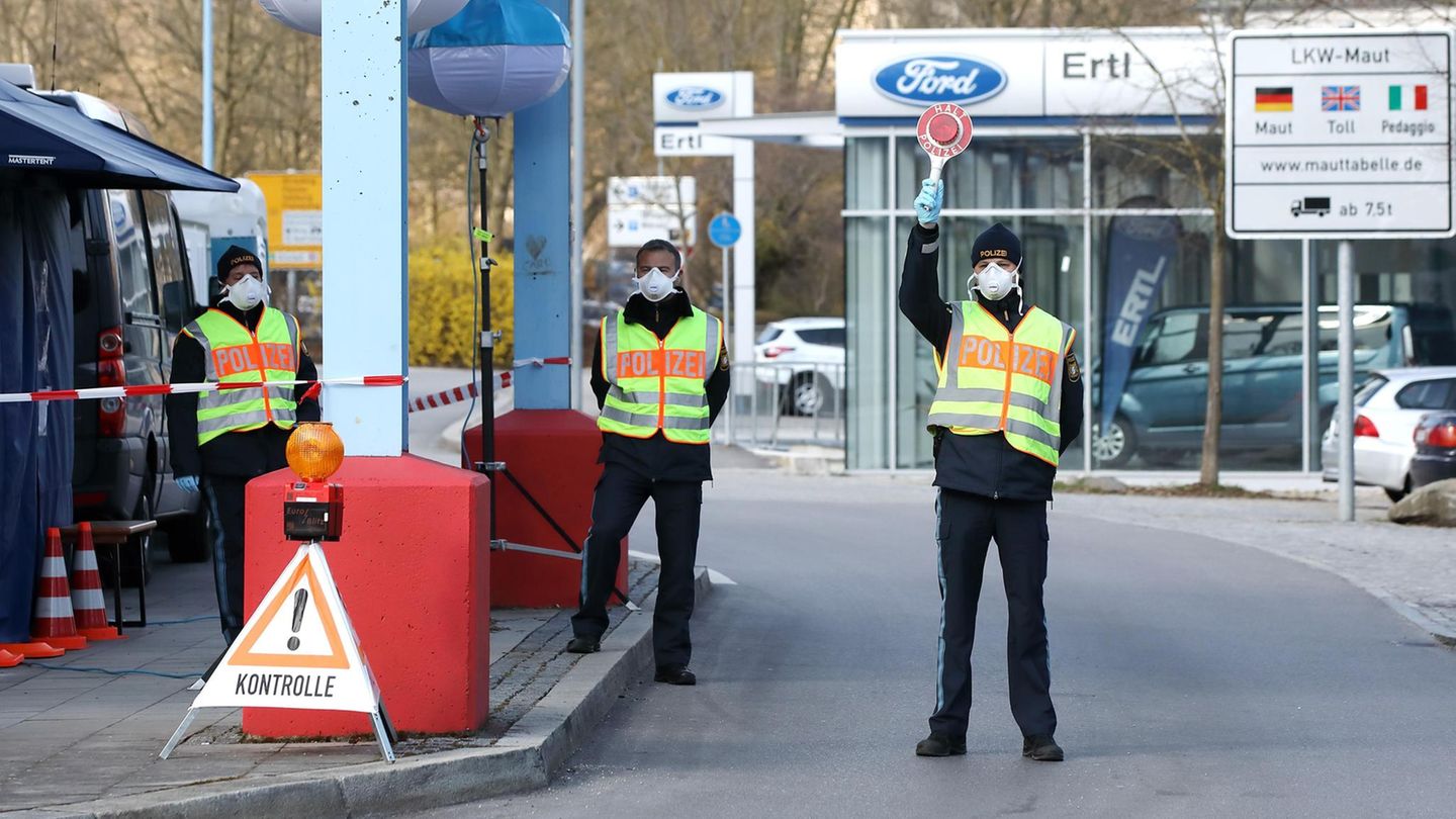 Grenzkontrollen in Oberbayern