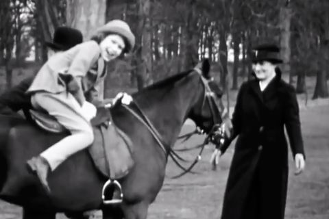 Filmaufnahmen aus der Kindheit von Queen Elizabeth II.
