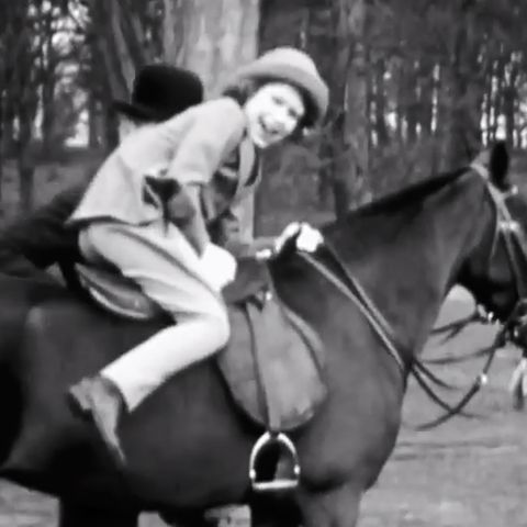 Filmaufnahmen aus der Kindheit von Queen Elizabeth II.