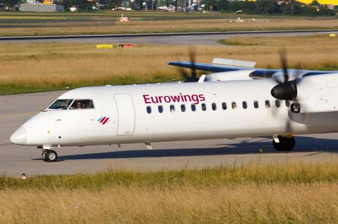 Die 15 Turbopropflugzeuge der Luftfahrtgesellschaft Walter (LGW) vom Typ De Havilland Dash waren für Eurowings bis vor Kurzem im Einsatz