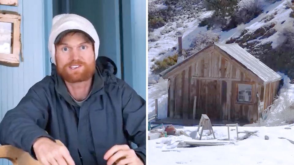 Coronavirus: Brent Underwood lebt alleine in der ehemaligen Mienenstadt "Cerro Gordo" im US-Bundesstaat Kalifornien.