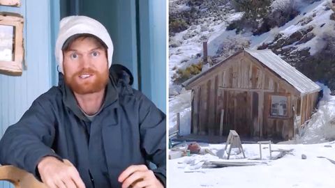 Coronavirus: Brent Underwood lebt alleine in der ehemaligen Mienenstadt "Cerro Gordo" im US-Bundesstaat Kalifornien. 
