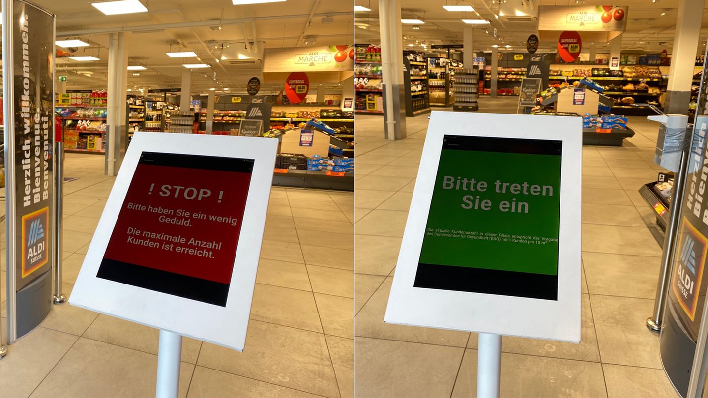 Aldi-Ampel in der Schweiz