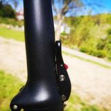 Die Lenkerstange lässt sich abknicken.