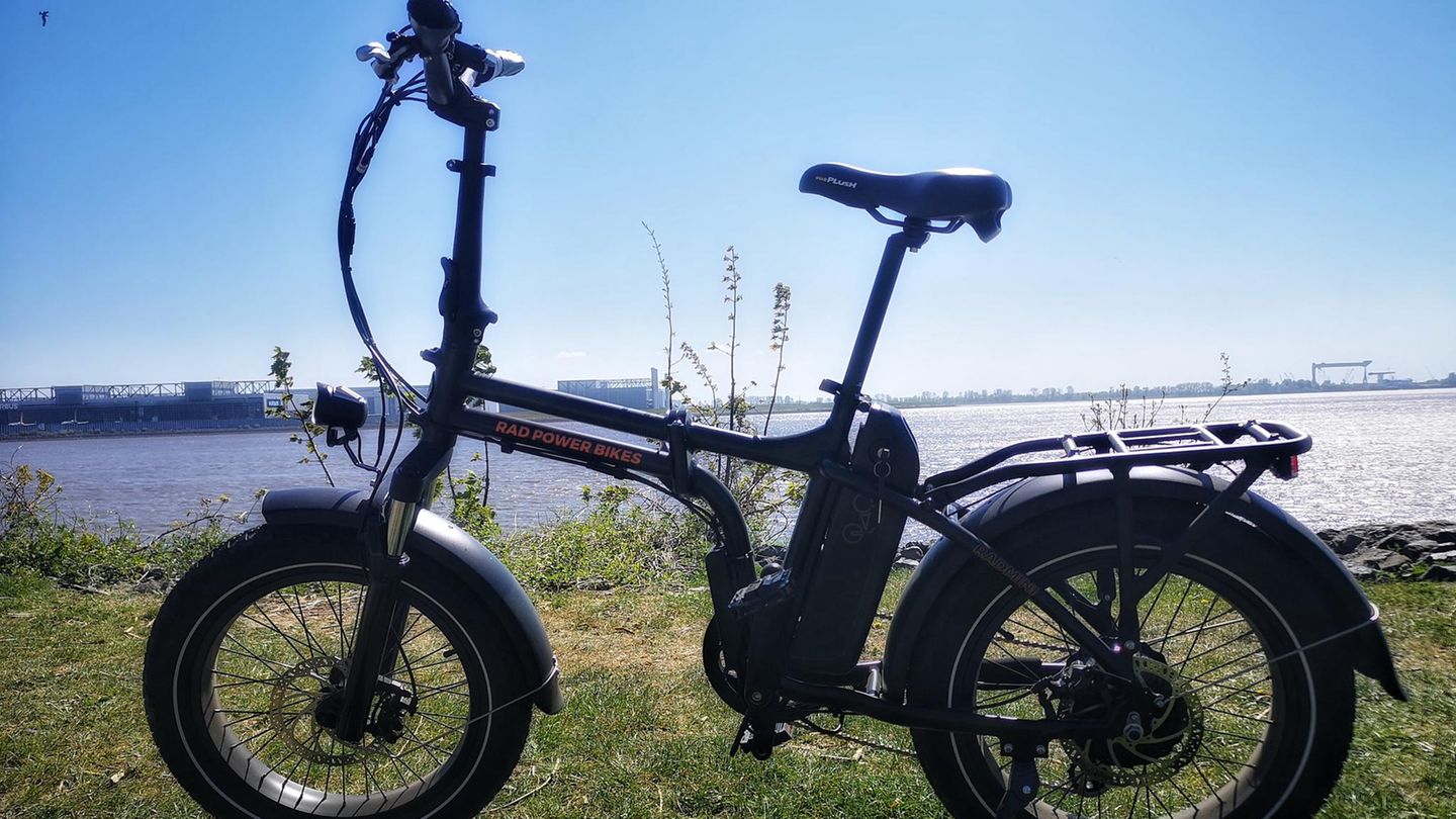 Rad Power Bikes Mini Klapprad mit fetten Reifen und Stromantrieb STERN