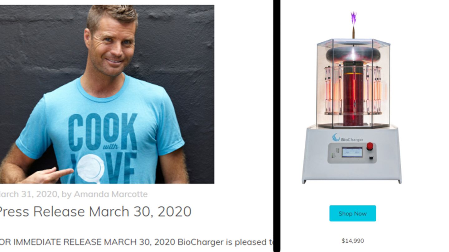 Pete Evans Biocharger