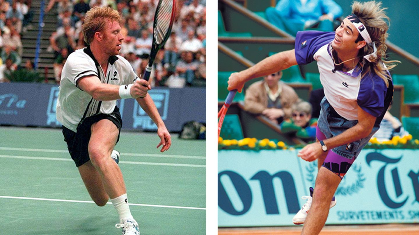 Boris Becker Andre Agassi