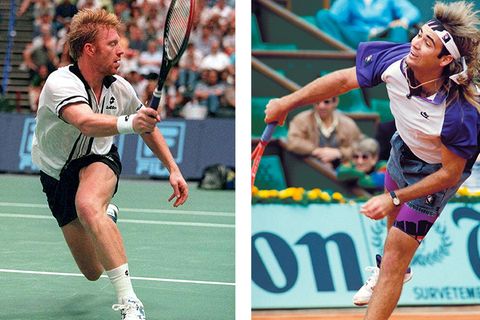 Boris Becker Andre Agassi