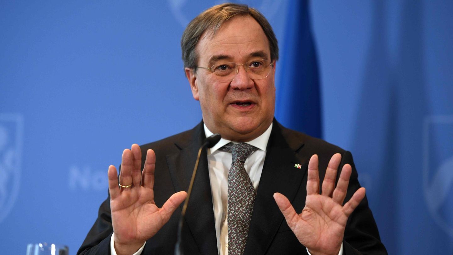 Der Ministerpräsident von Nordrhein-Westfalen, Armin Laschet (CDU) 