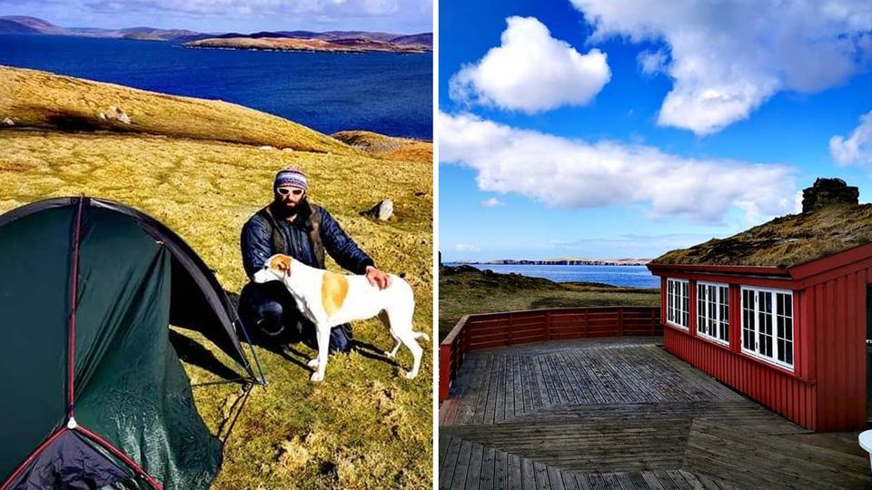"Chris Walks UK": "Die Isolation positiv sehen": Brite strandet wegen Corona-Lockdown auf unbewohnter Insel "Chris Walks UK": "Die Isolation positiv sehen": Brite strandet wegen Corona-Lockdown auf unbewohnter Insel
