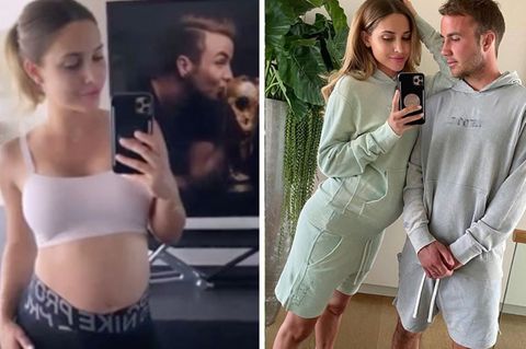 Ann-Cathrin Götze hält sich auch in ihrer Schwangerschaft fit