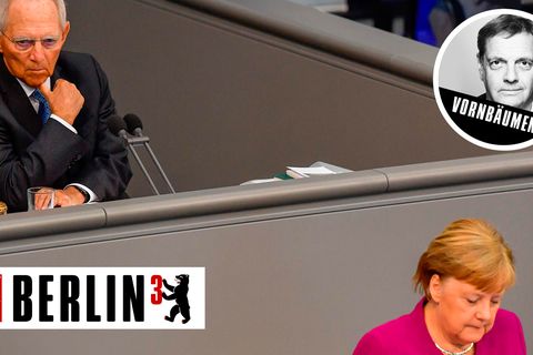 Wolfgang Schäuble und Angela Merkel