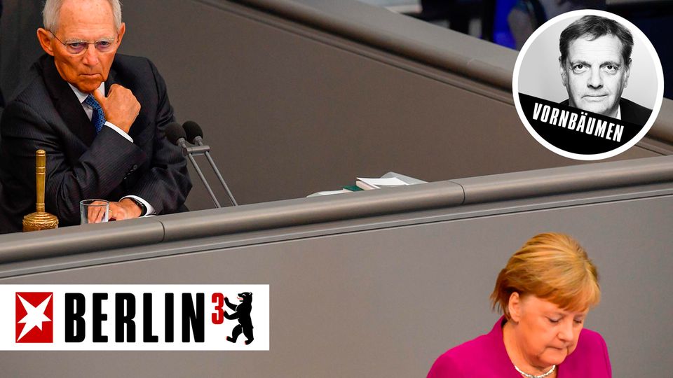 Wolfgang Schäuble und Angela Merkel