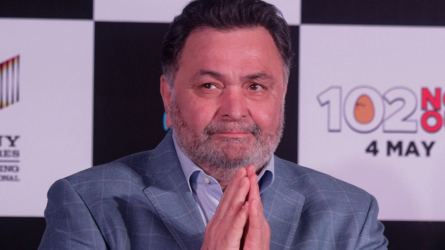 Bollywood-Star tot: Rishi Kapoor spricht auf einer Veranstaltung