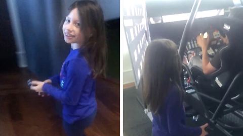 NASCAR-Fahrer wird von siebenjähriger Tochter aus Versehen ausgeschaltet