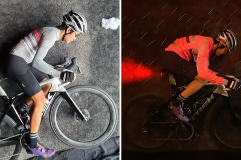 Mit über 1000 Selfies verwandelt Filmregisseur das Wohnzimmer in eine abenteuerliche Radtour.