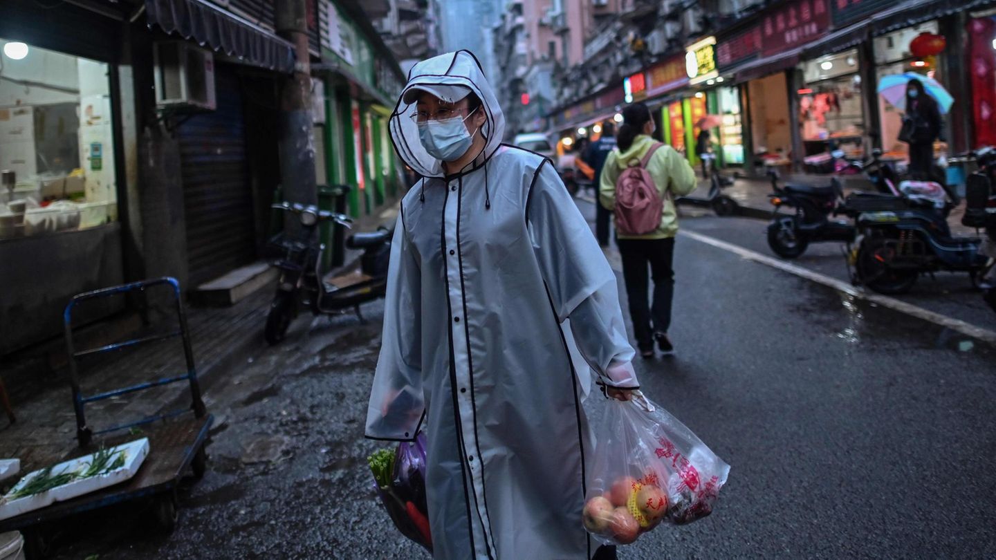 Einkaufen in Wuhan, Mitte April
