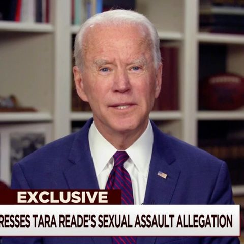 Der demokratische Präsidentschaftsbewerber Joe Biden bei seinem Interview mit dem US-Sender MSNBC