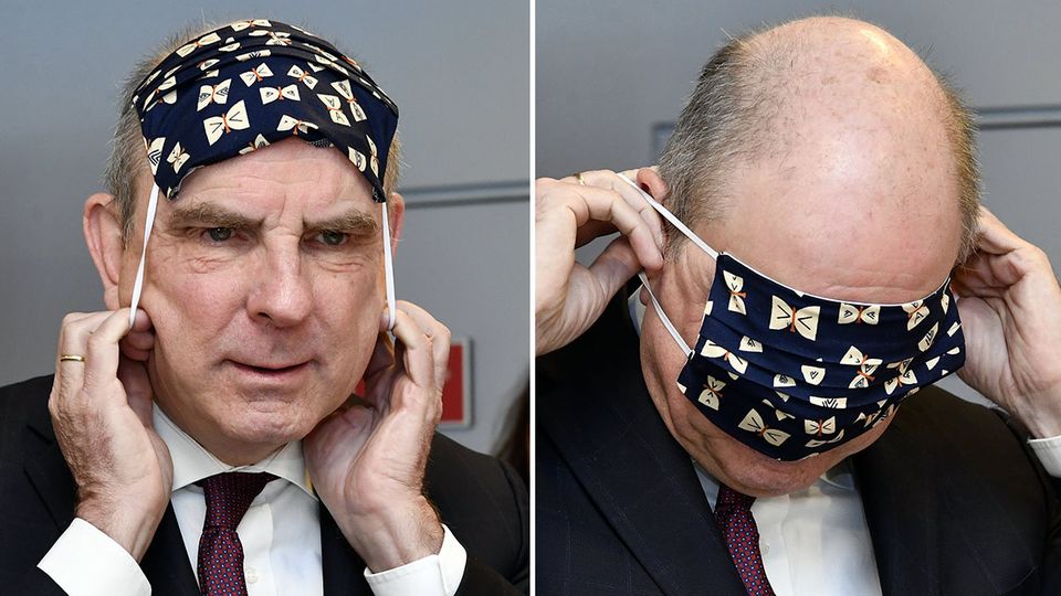 Coronavirus: Einen Mundschutz richtig anziehen? Der belgische Justizminister blamiert sich vor laufender Kamera