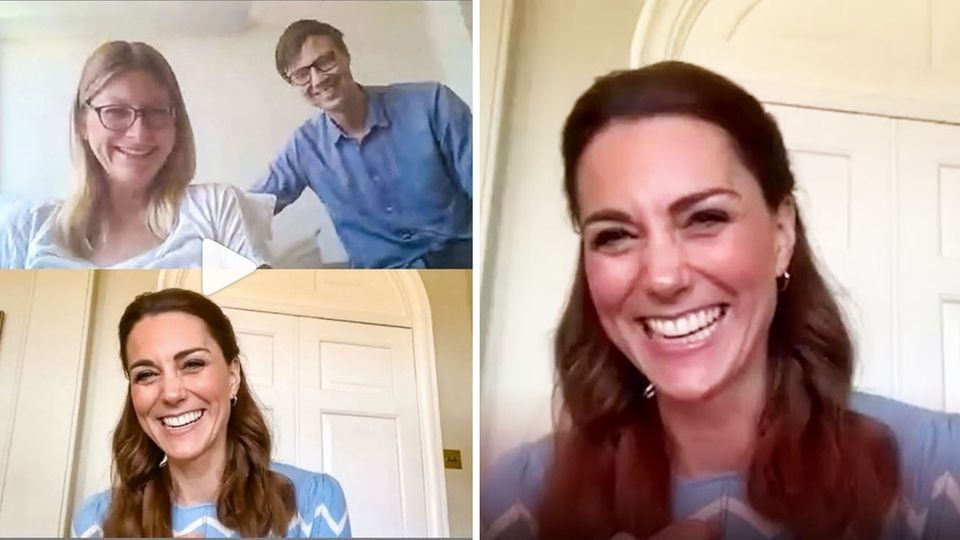 Kurz nach der Entbindung: Herzogin Kate überrascht frisch gebackene Eltern mit Videochat