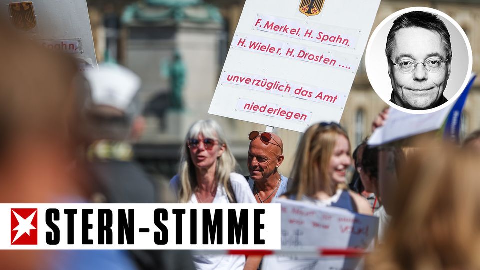 Demo gegen die Corona-Maßnahmen in Baden-Württember