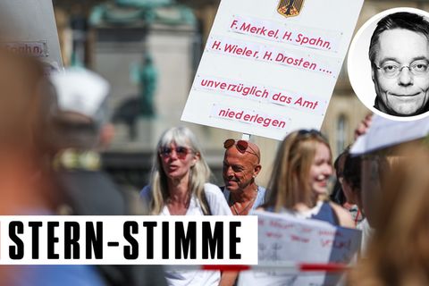 Demo gegen die Corona-Maßnahmen in Baden-Württember