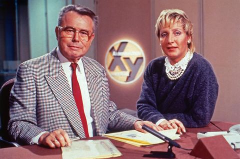 "Aktenzeichen XY... ungelöst"-Moderatorin Sabine Zimmermann und Eduard Zimmermann