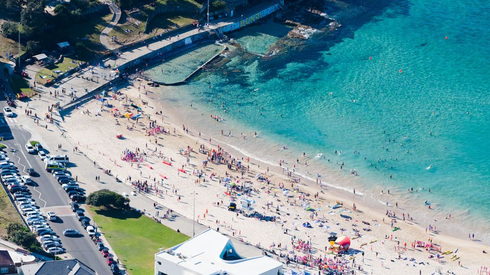 Bondi Beach in Australien: An den North Bondi Beach zieht es vor allem die Locals An den North Bondi Beach zieht es vor allem die Locals