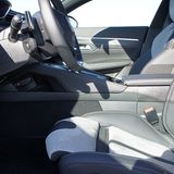 Die Sitze vorne sind bequem