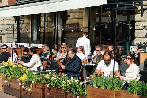 Ohne Abstand: Stockholm im Frühling