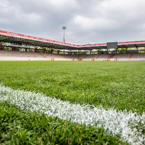Das Stadion "An der Alten Försterei", Heimstadion des Fußball-Bundesligisten 1.FC Union Berlin