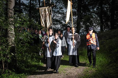 Die Lichtprozession in Maria Vesperbild