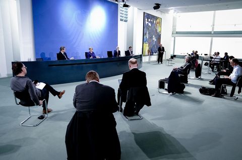 Merkel Söder Pressekonferenz