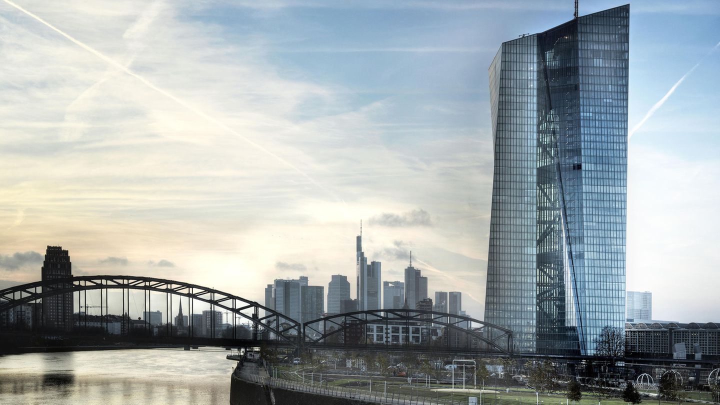 Urteil aus Karlsruhe : Die Europäische Zentralbank in Frankfurt Die Europäische Zentralbank in Frankfurt