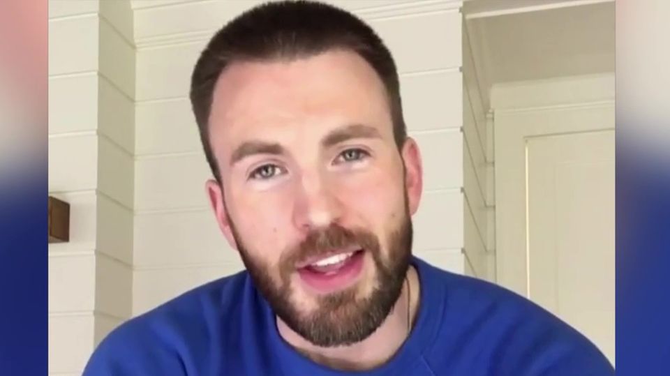 Chris Evans spielt Marvels Superhelden "Captain America"