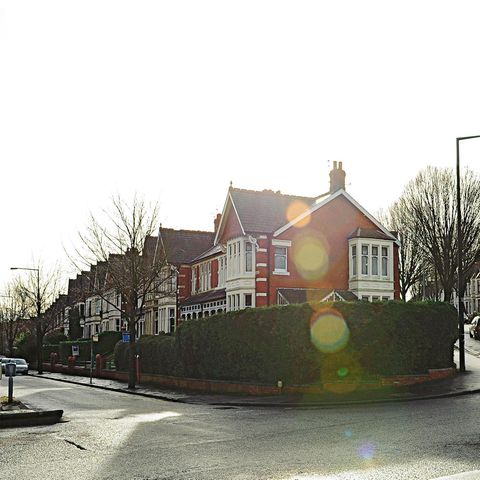 Ein Blick in die Ninian Road