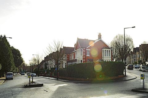 Ein Blick in die Ninian Road