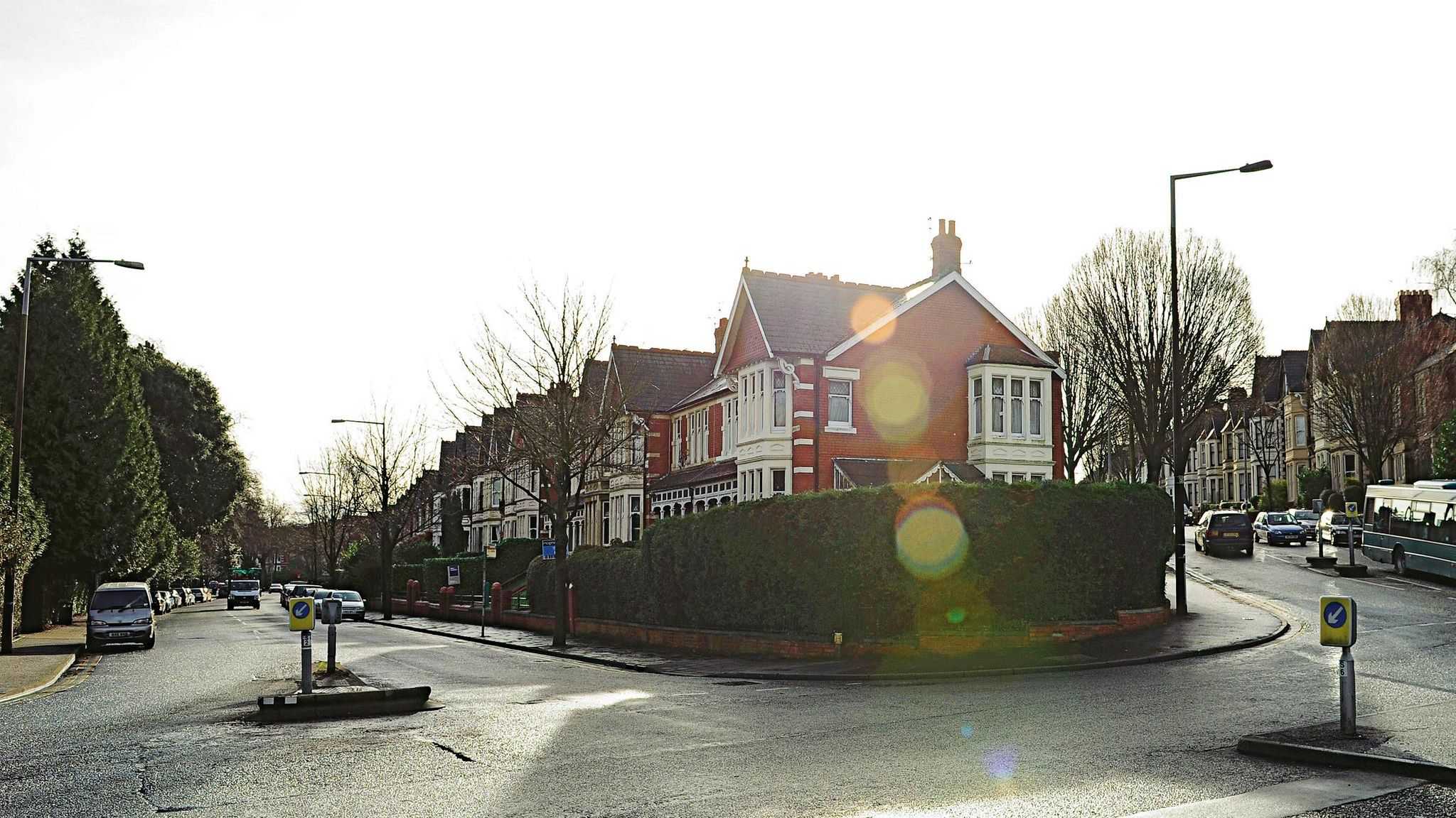 Ein Blick in die Ninian Road